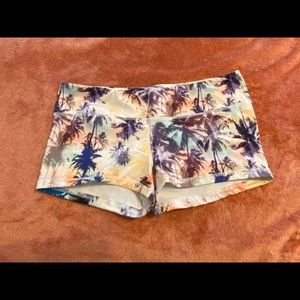 Minty Palms Fleo Shorts Extra Large